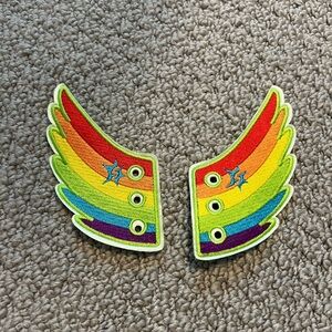 Colorful Wing Shoe Accessories